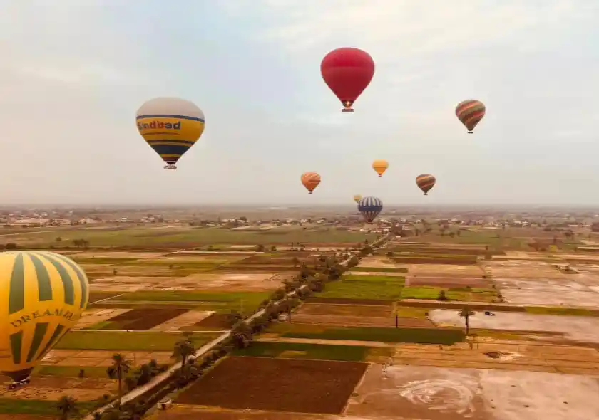 Hot Air Balloon - 2-Hour Magical Flight Over Luxor with Hotel Pickup & Drop-Off